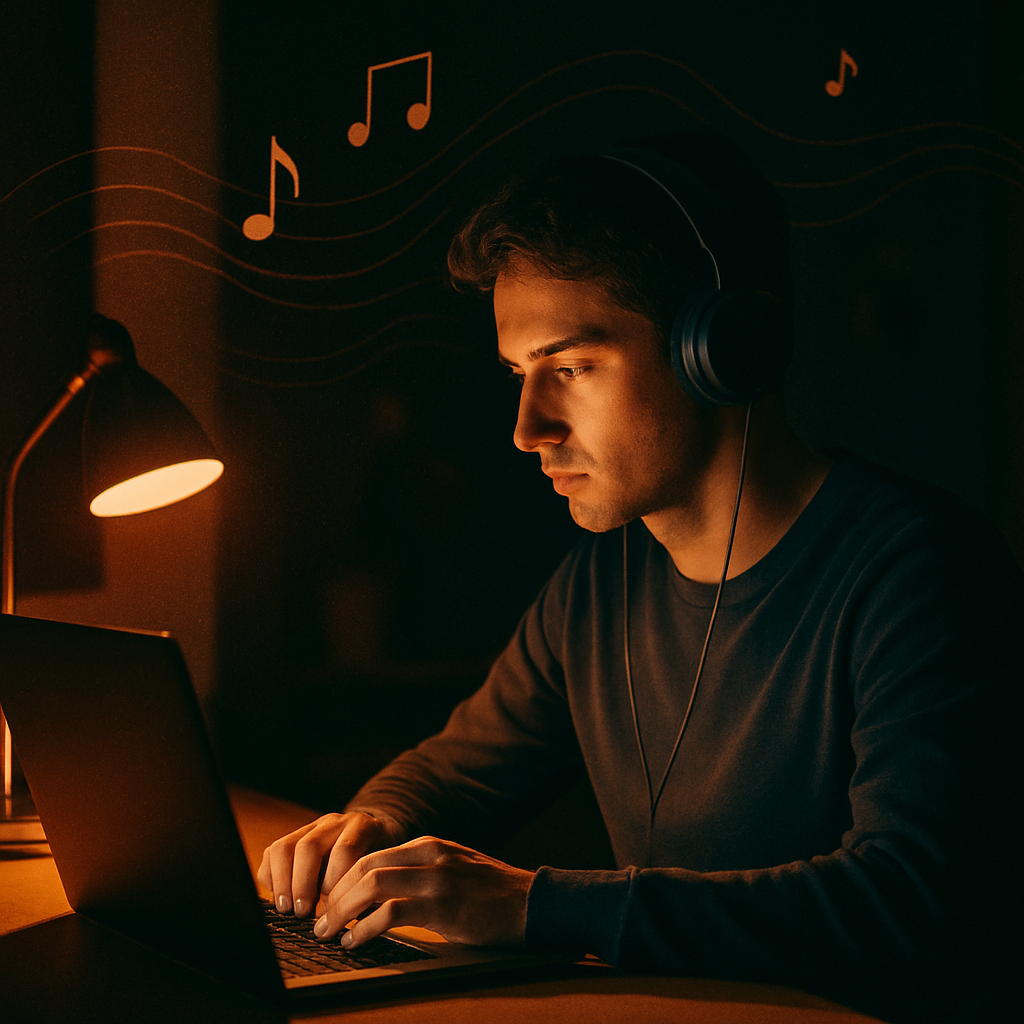 The Science Behind Nighttime Focus Music: How Soundscapes Power After-Hours Creativity