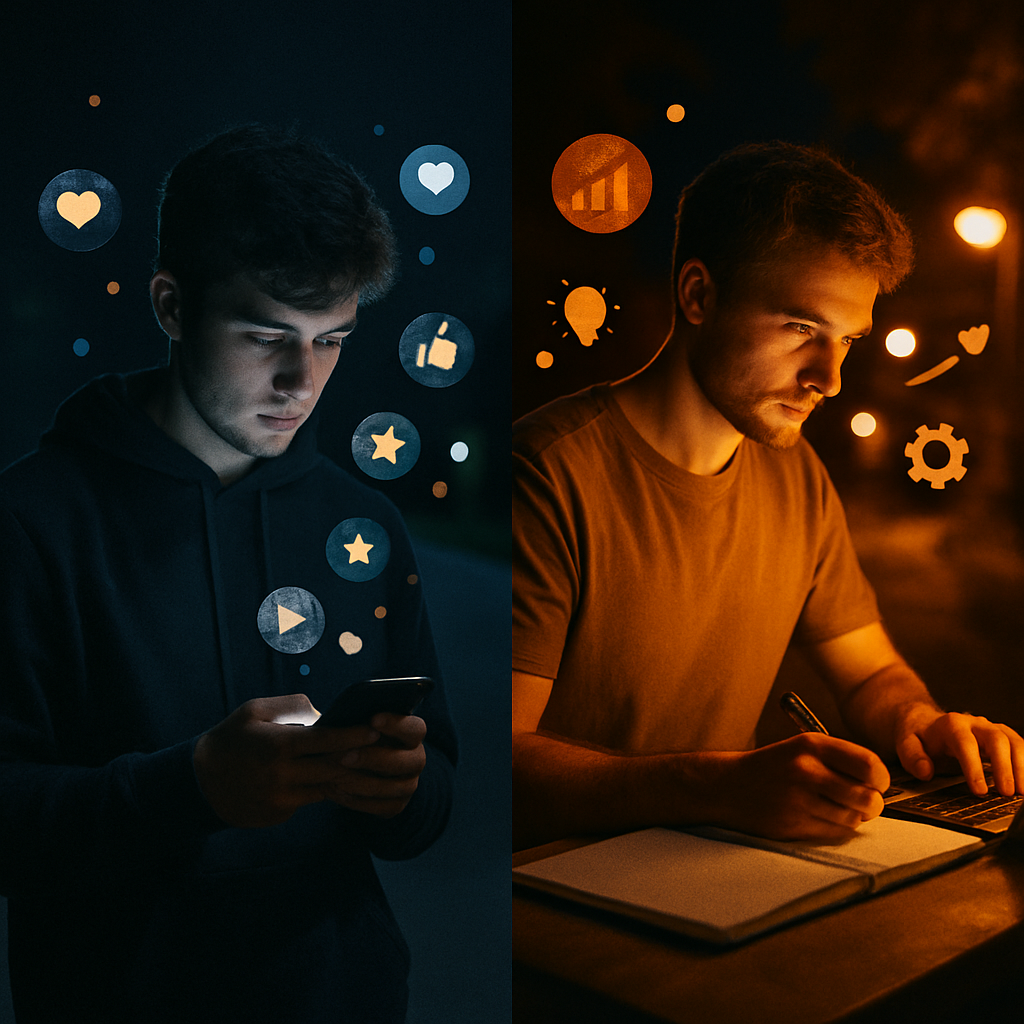 Break Free from Mindless Scrolling: How Night Creators Outpace the Status Quo