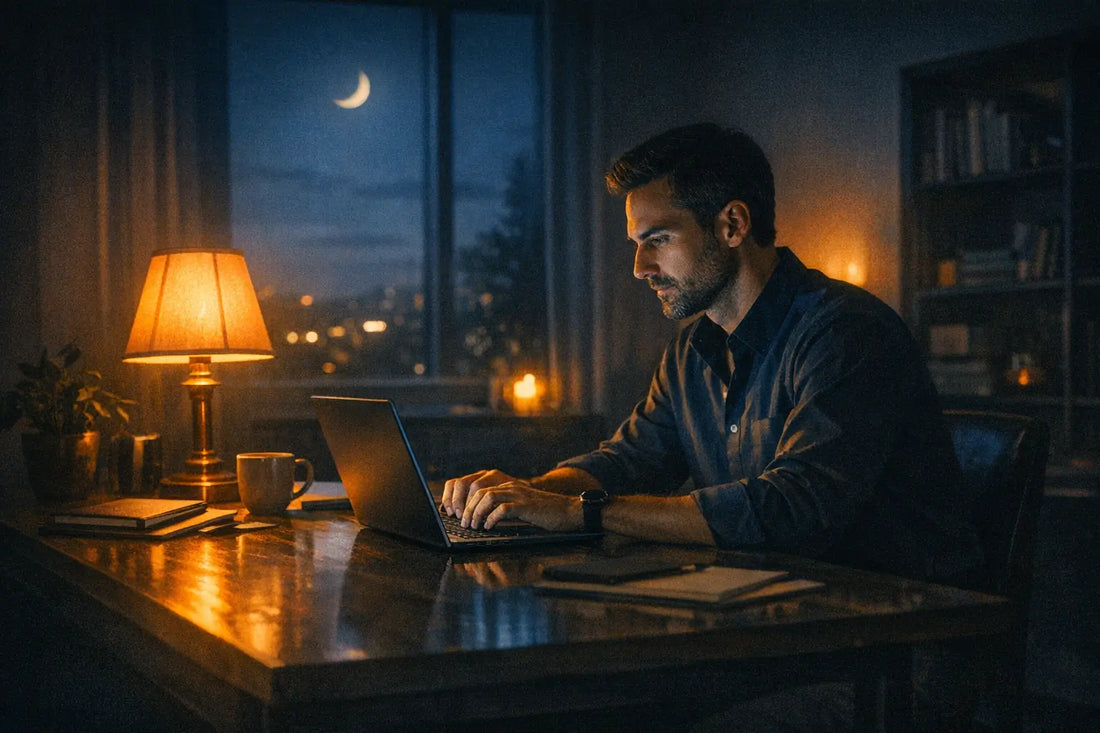 Nighttime Focus Tips for Entrepreneurs - blog featured image