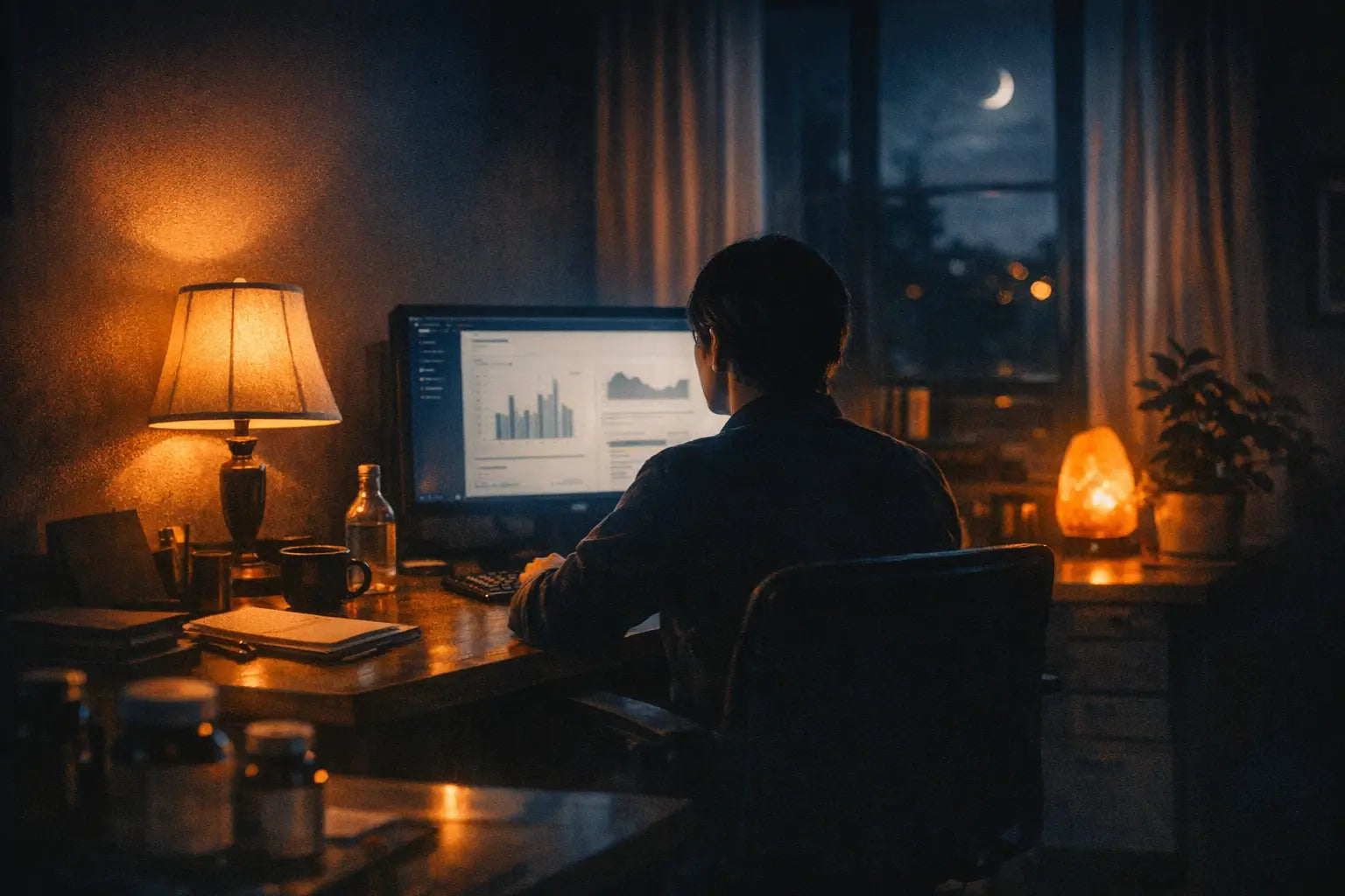 How to Be Productive After Work: Focus After Kids Sleep - blog featured image