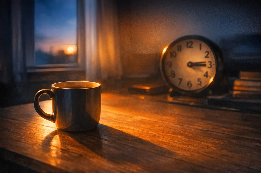 When to Stop Caffeine Before Bed - blog featured image