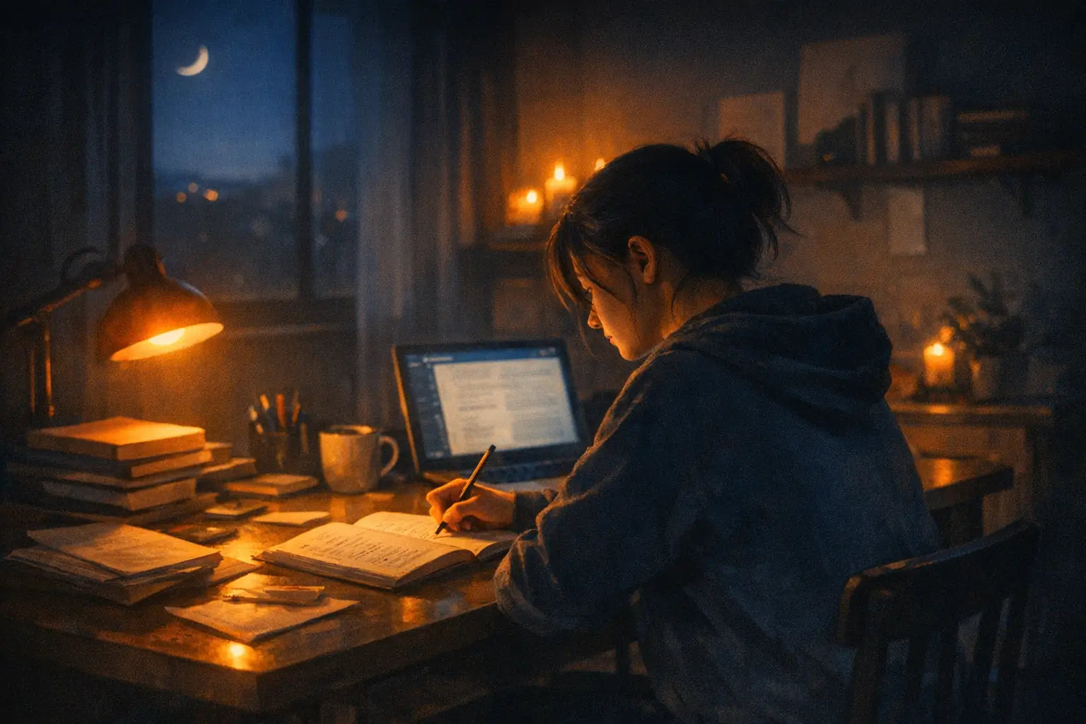 How to Protect Your Sleep While Studying Late Nights - blog featured image