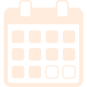 Calendar icon with beige color 