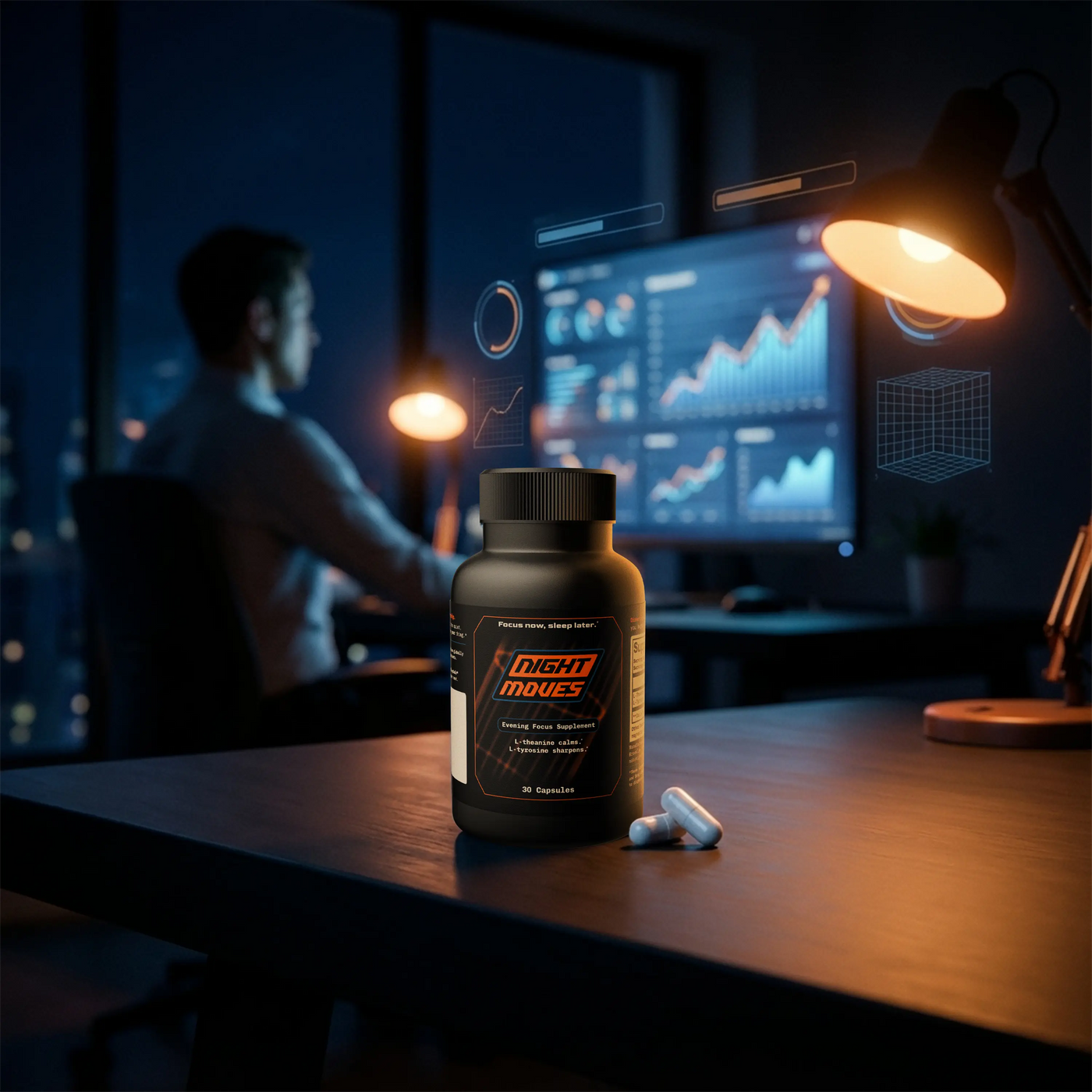 Night Moves capsule bottle