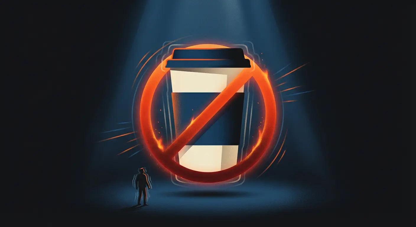 Jittery coffee forbidden