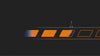 man walking along a progress bar